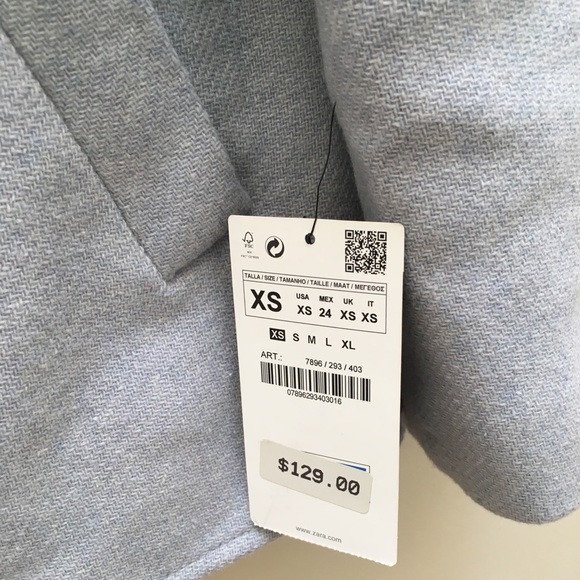 Zara Zip-Up Hooded Jacket - Picture 8 of 8